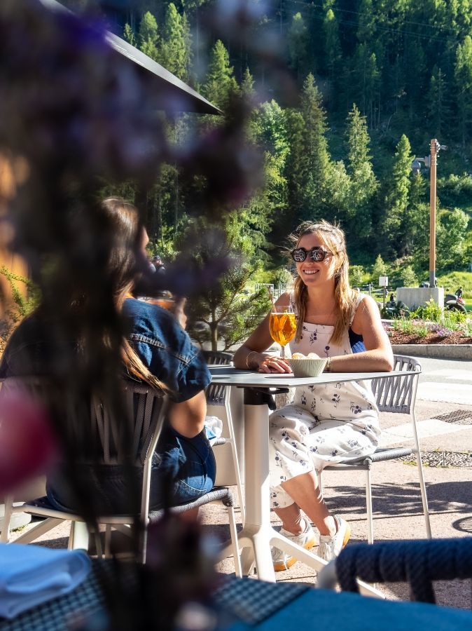 Terrasse Hotel Les Peupliers cokctail