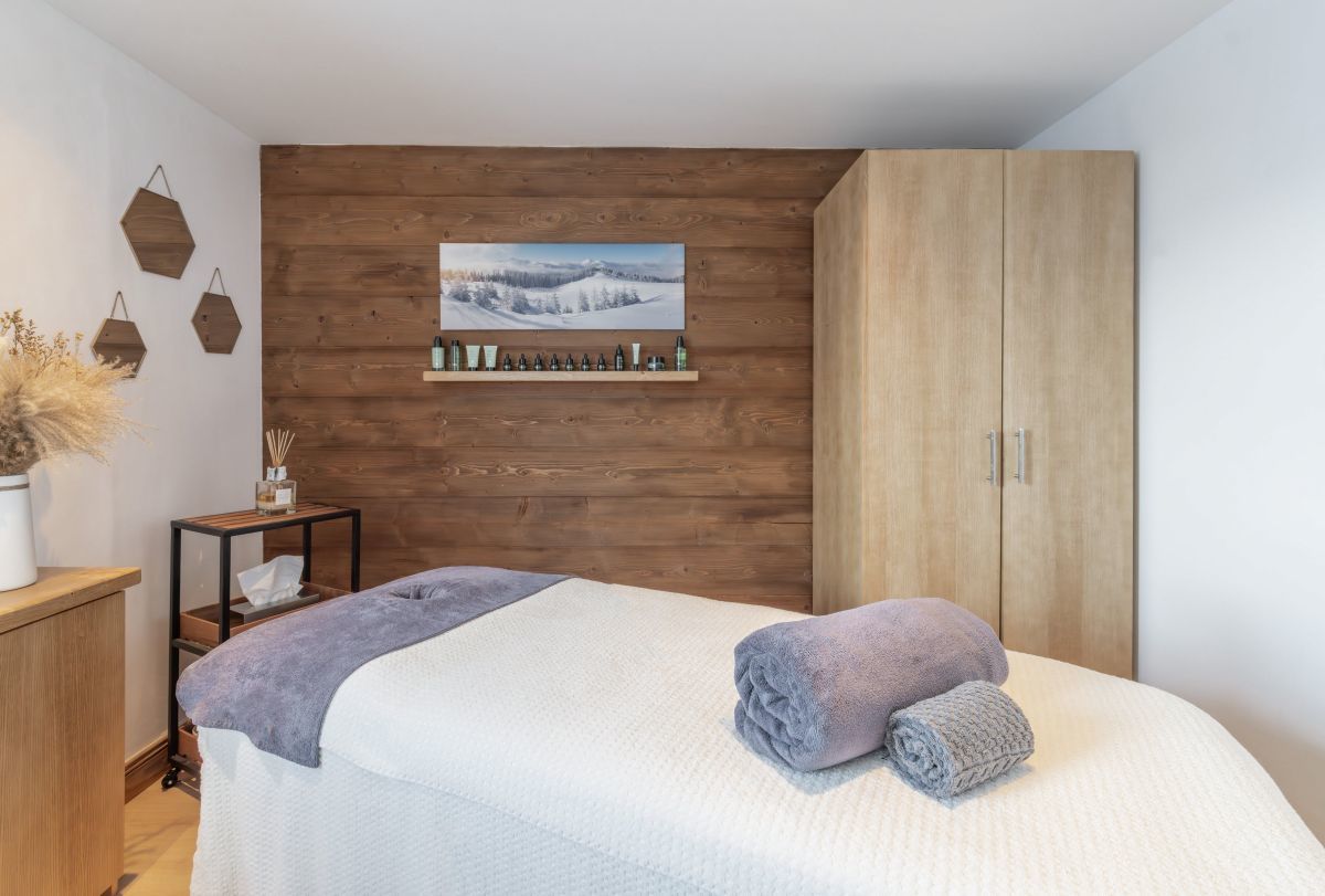 Cabine de soin Spa Hotel Les Peupliers Thémaé