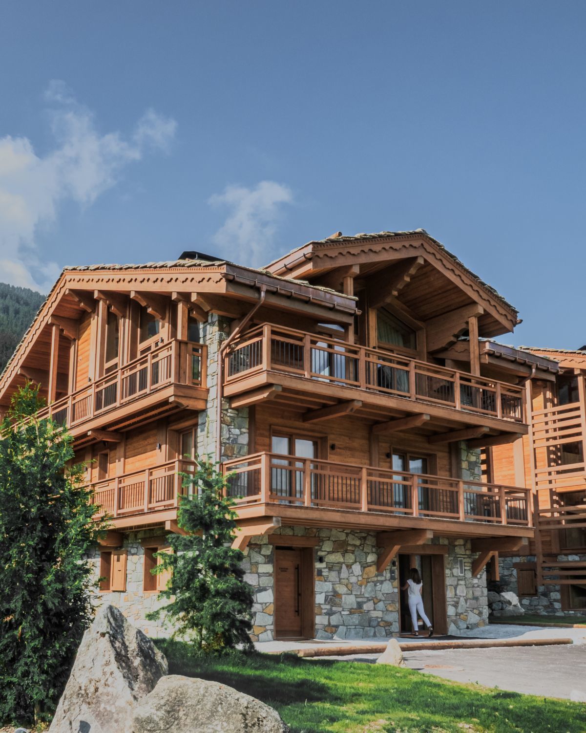 Facade Chalets Altaï