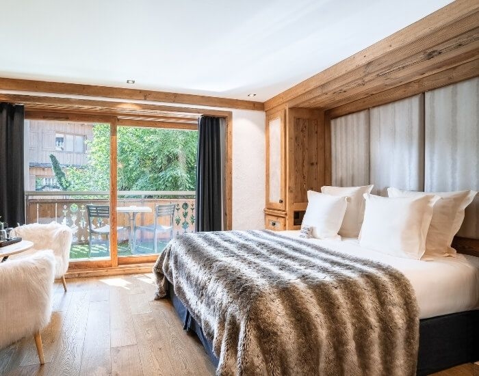Chambre Confort Village - Hôtel Les Peupliers à Courchevel Le Praz